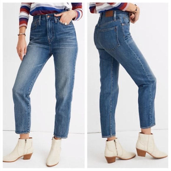 Madewell The Momjean in Downey Wash Size 25 - Picture 2 of 16